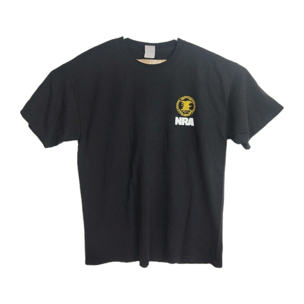 Gildan NRA T-Shirt Men's XL‎ Black Graphic Prints Short Sleeves